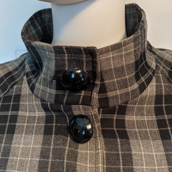 San Francisco plaid button up jacket sz 13 junior - Picture 12 of 14